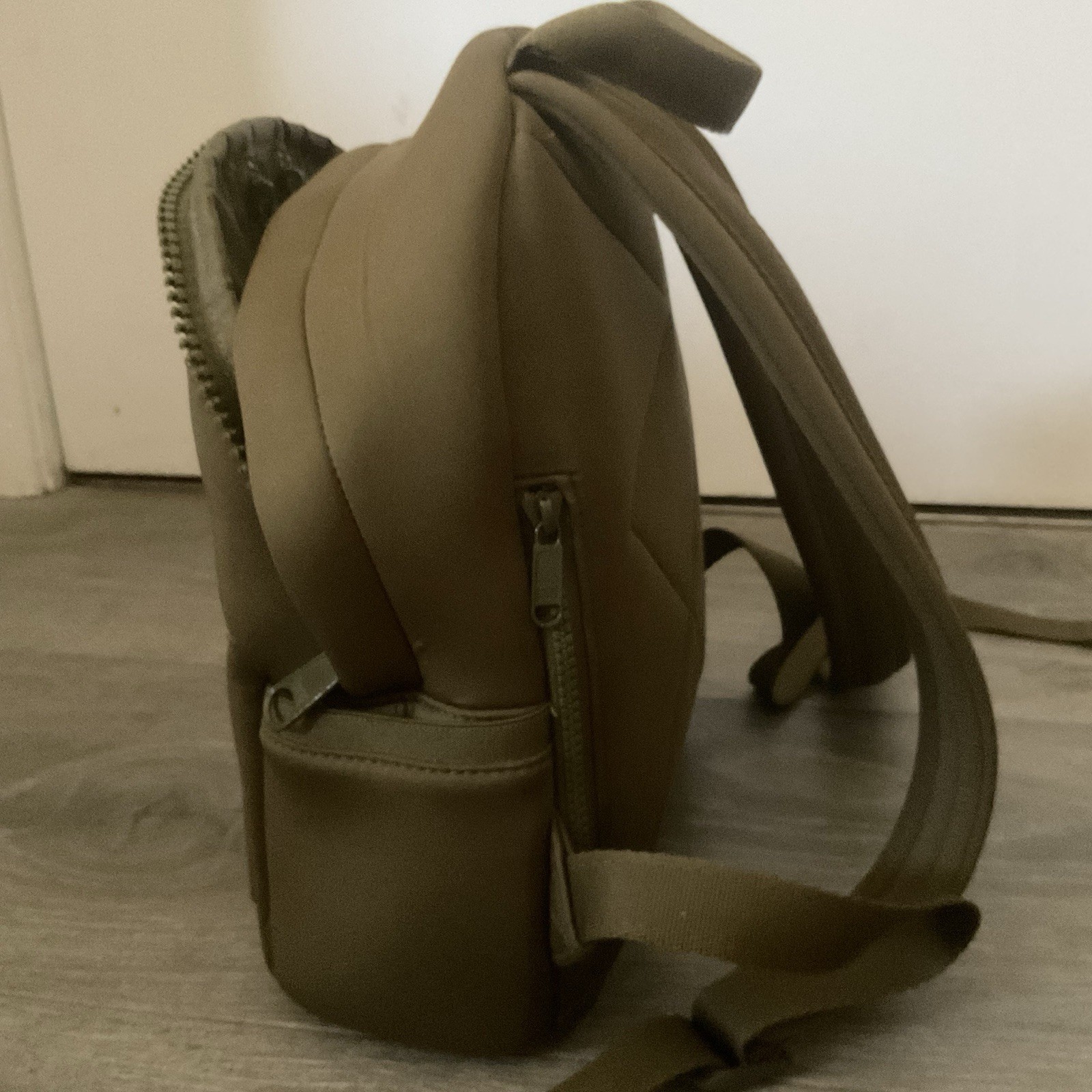 Dagne Dover Dakota Neoprene Backpack Small Olive Green