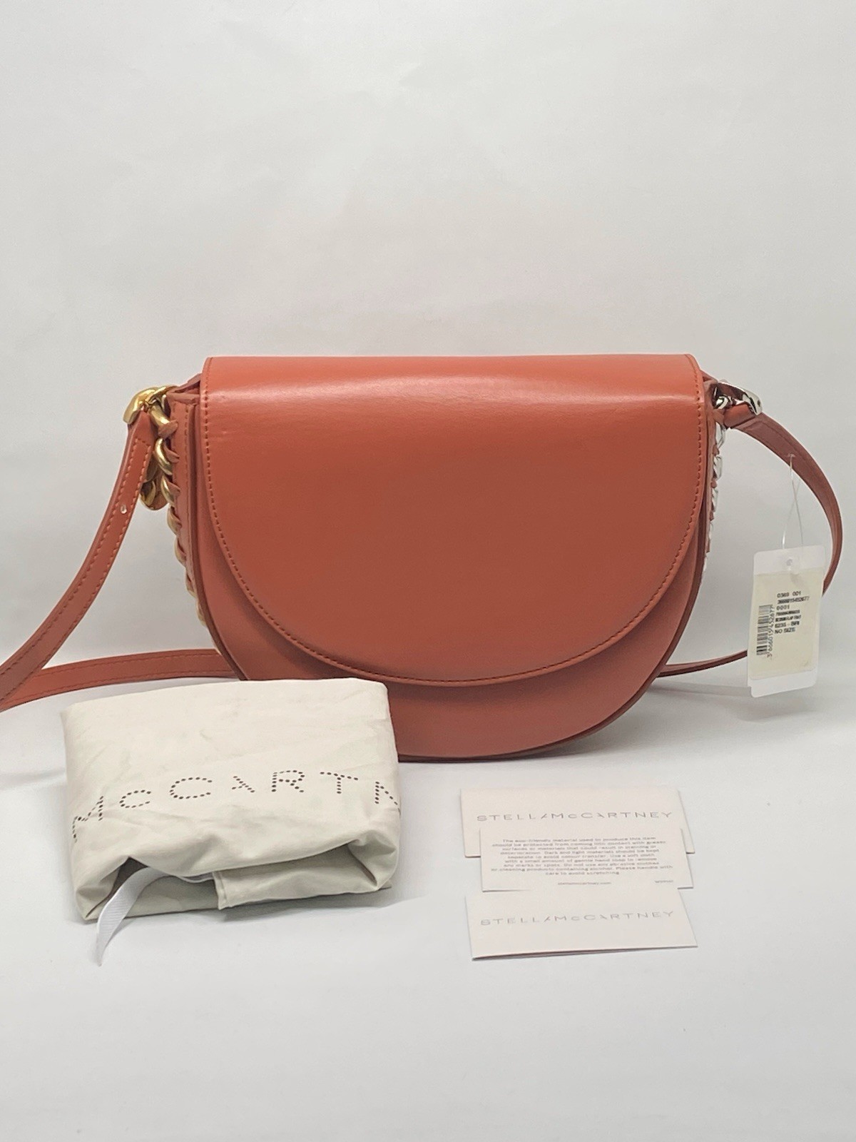 Stella McCartney Frayme Medium Flap Shoulder Bag Retail $1450