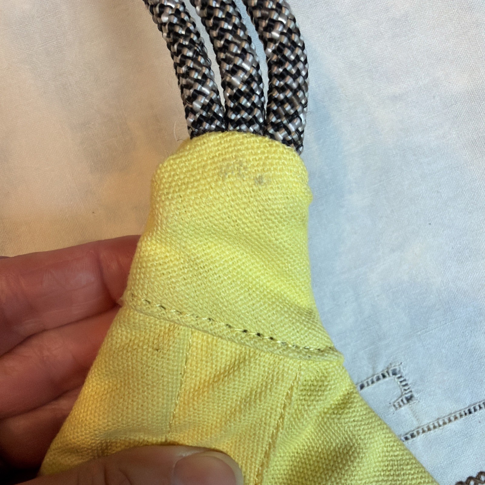 Kavu Rope Sling Bag Crossbody Backpack Yellow Banana