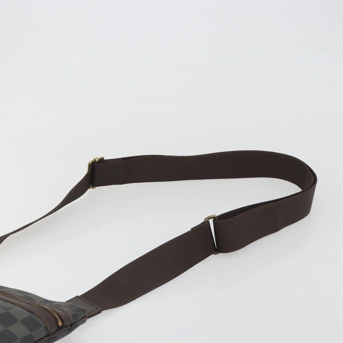 LOUIS VUITTON Damier Ebene Pochette Bosphore Shoulder Bag N51111 LV Auth BA14559