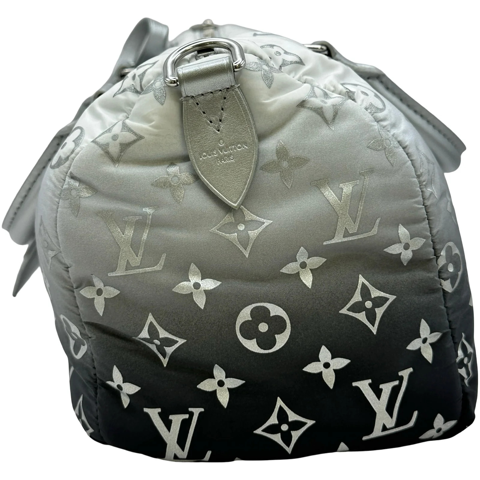 LOUIS VUITTON Speedy Bandoulière 25 M11848 Silver Monogram Nylon #1188
