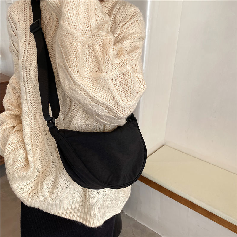 Women’s Crossbody Bag Adjustable Large Capacity Zip Backpack Sports Storage Bag