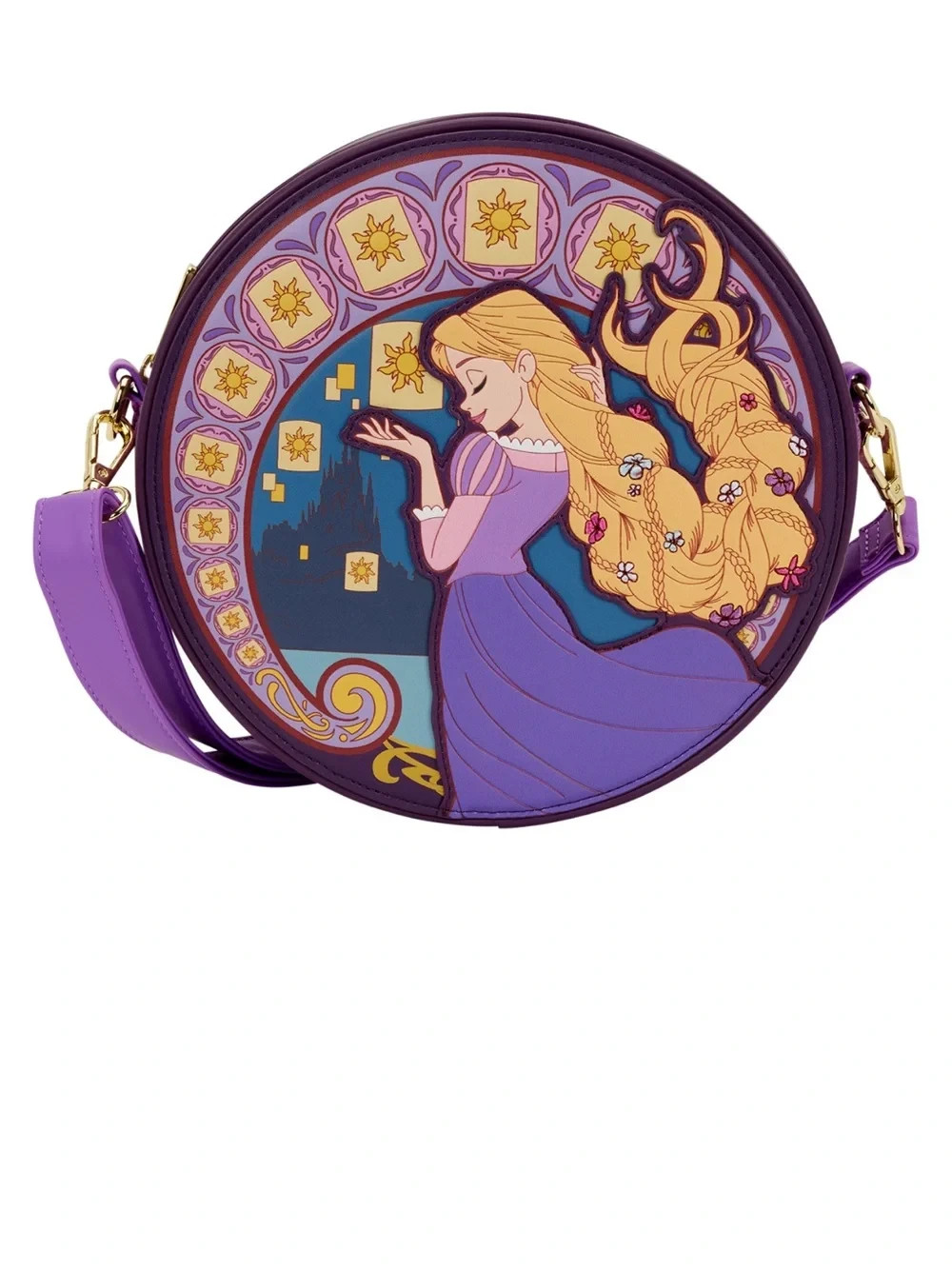 Loungefly Tangled Rapunzel Exclusive Lanterns Crossbody Bag
