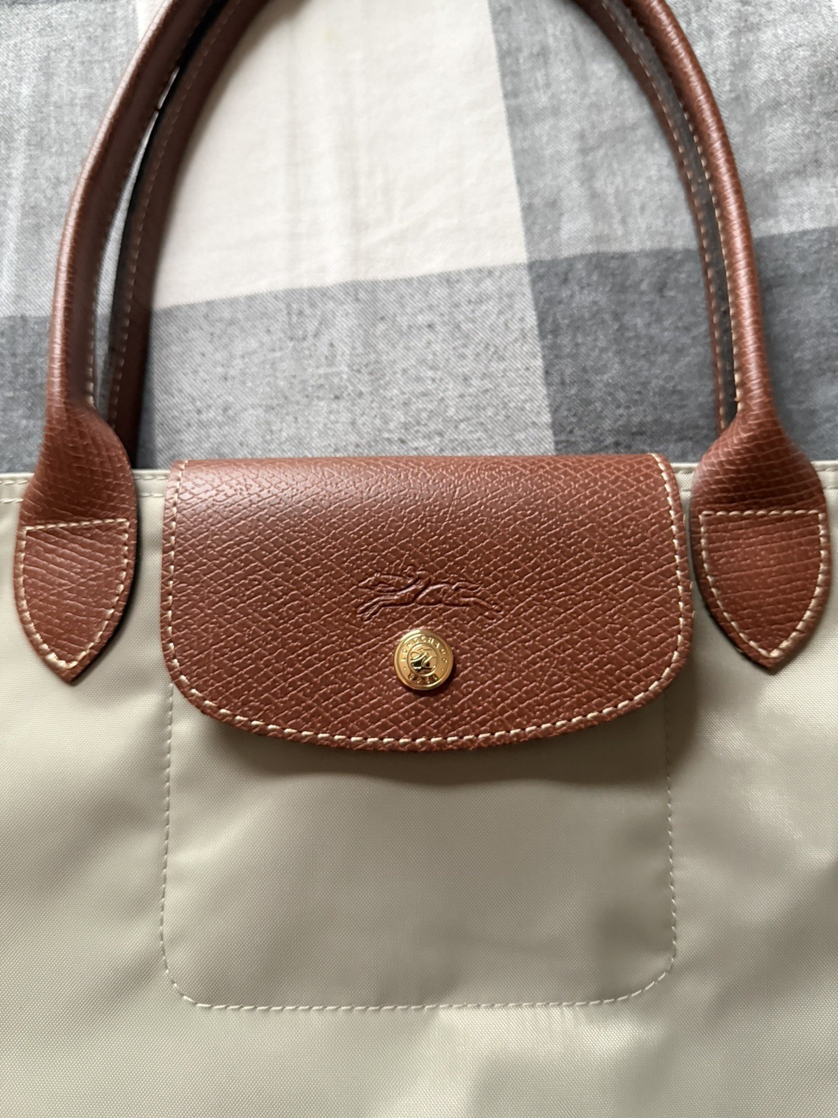Le Pliage Original M Tote bag Pebble Color