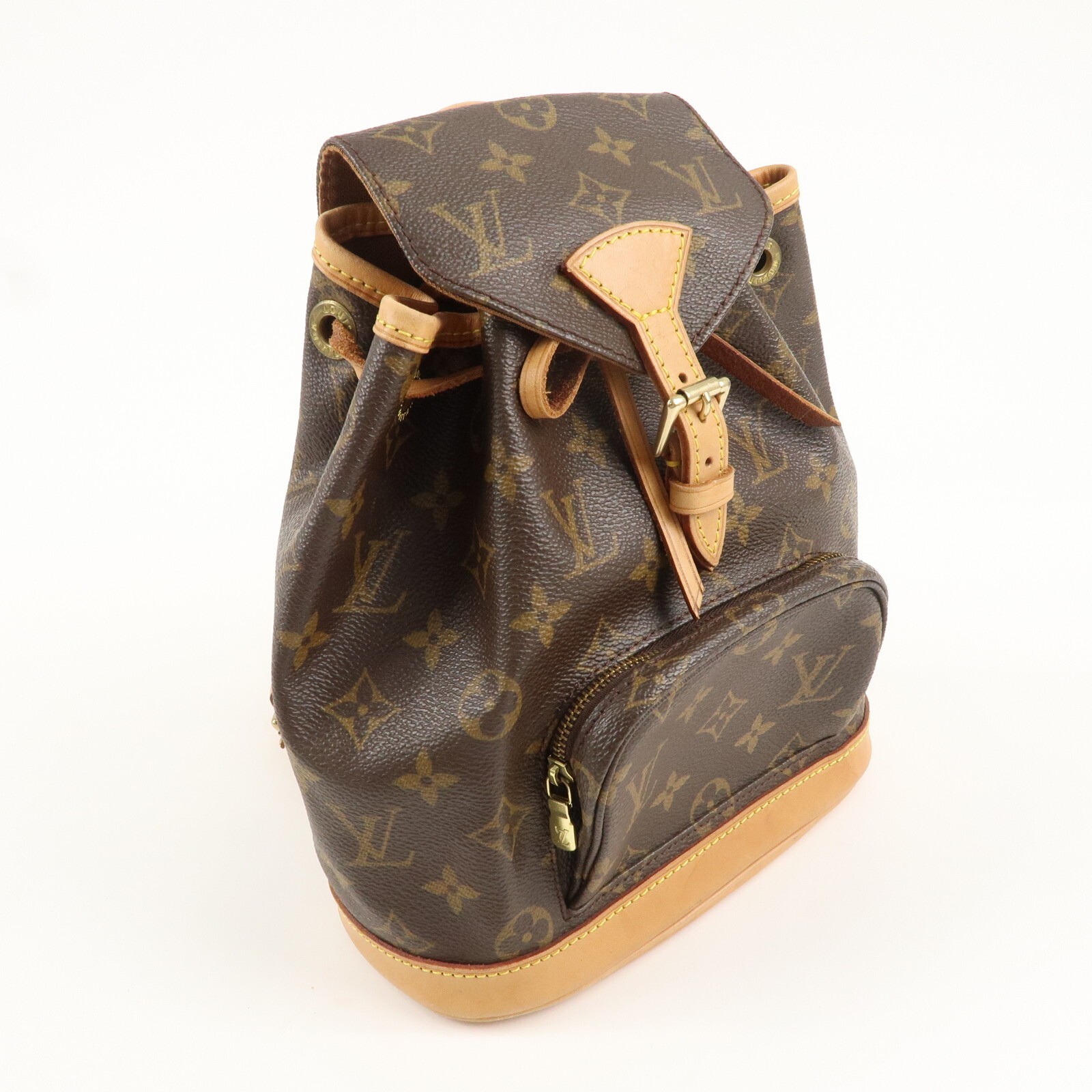 Louis Vuitton Monogram Mini Montsouris Backpack Bag M51137 Auth Used