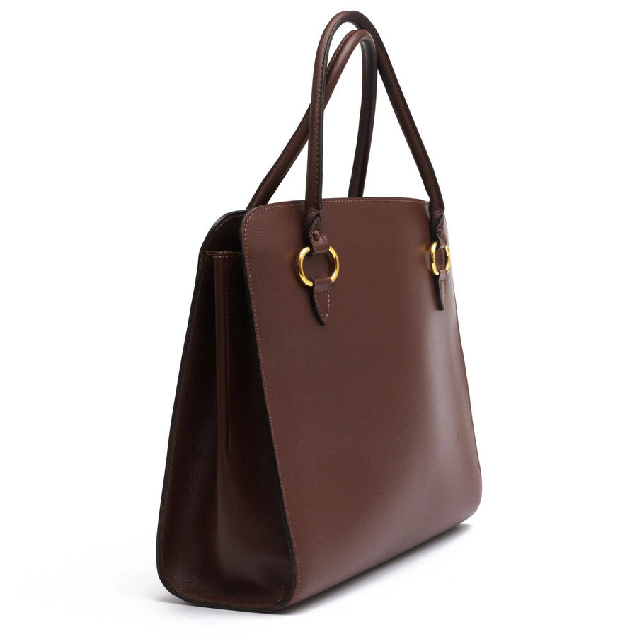 DELVAUX handbag calfskin leather formal for women w28cm h24cm d9cm