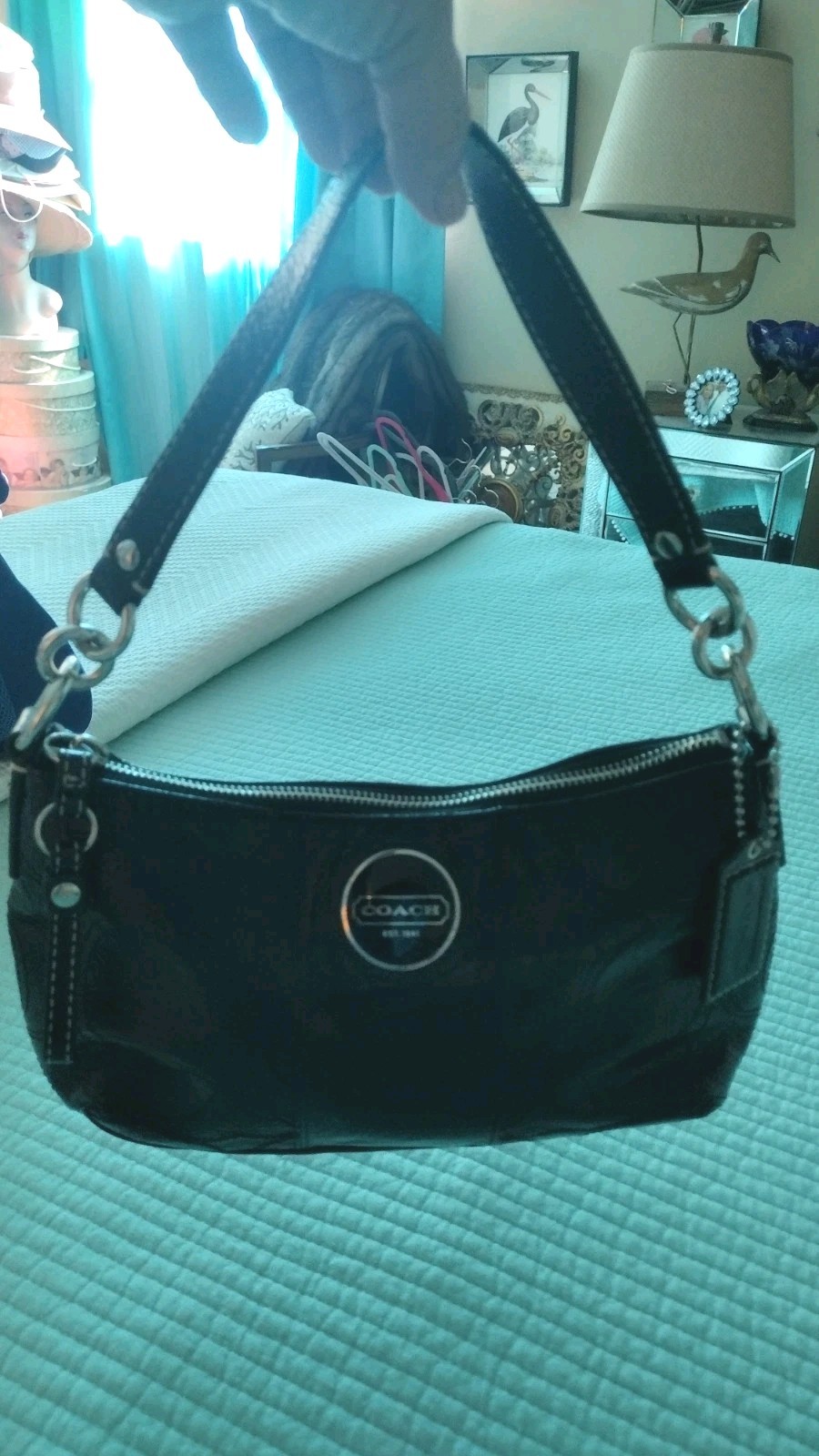 COACH Y2K ICON | Archive 00s “Poppy” Patent Leather One-Shoulder Bag 15141