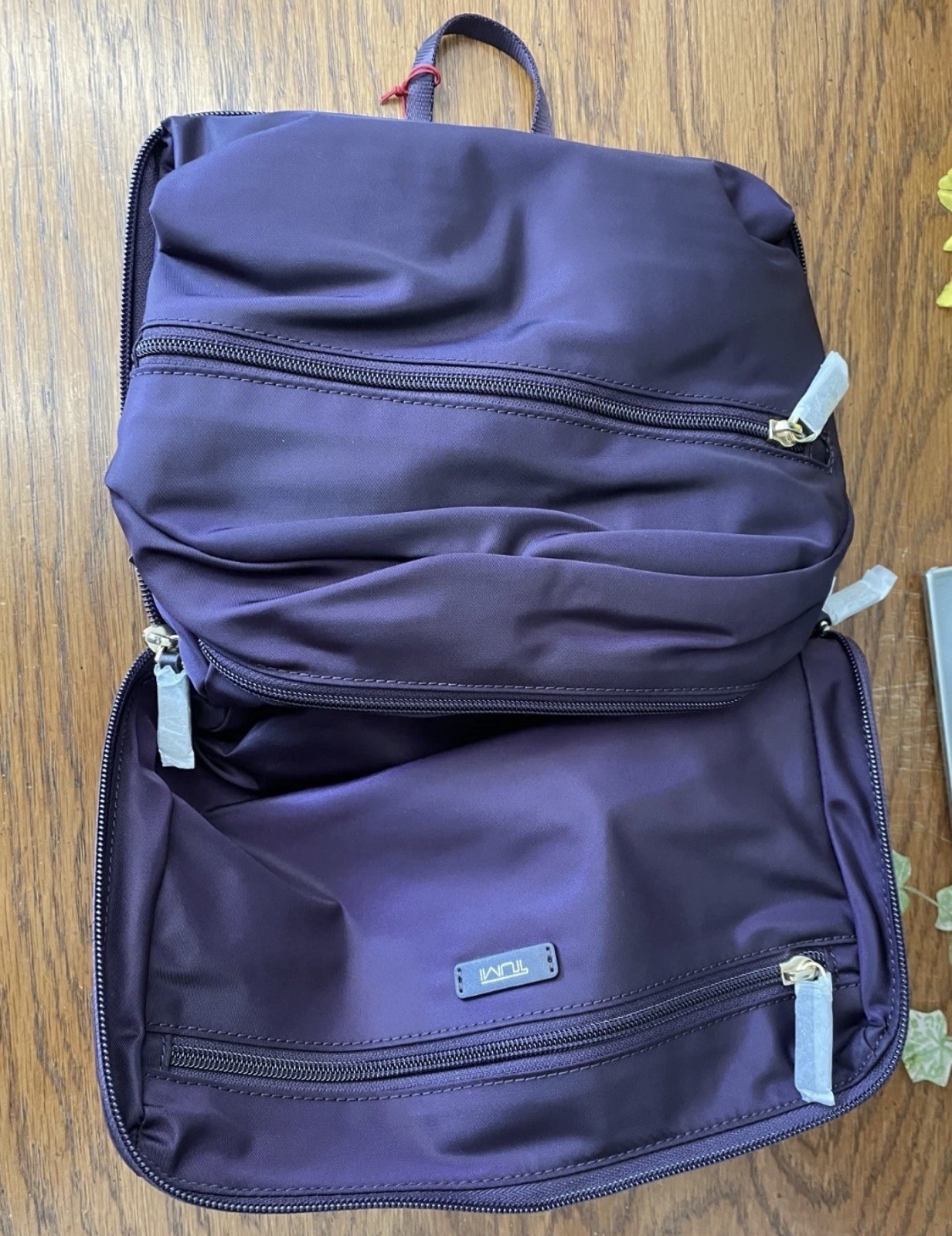 NWT TUMI BLACKBERRY PACKABLE BACKPACK FOLDABLE SHOULDER LARGE BAG TRAVEL CARRYON