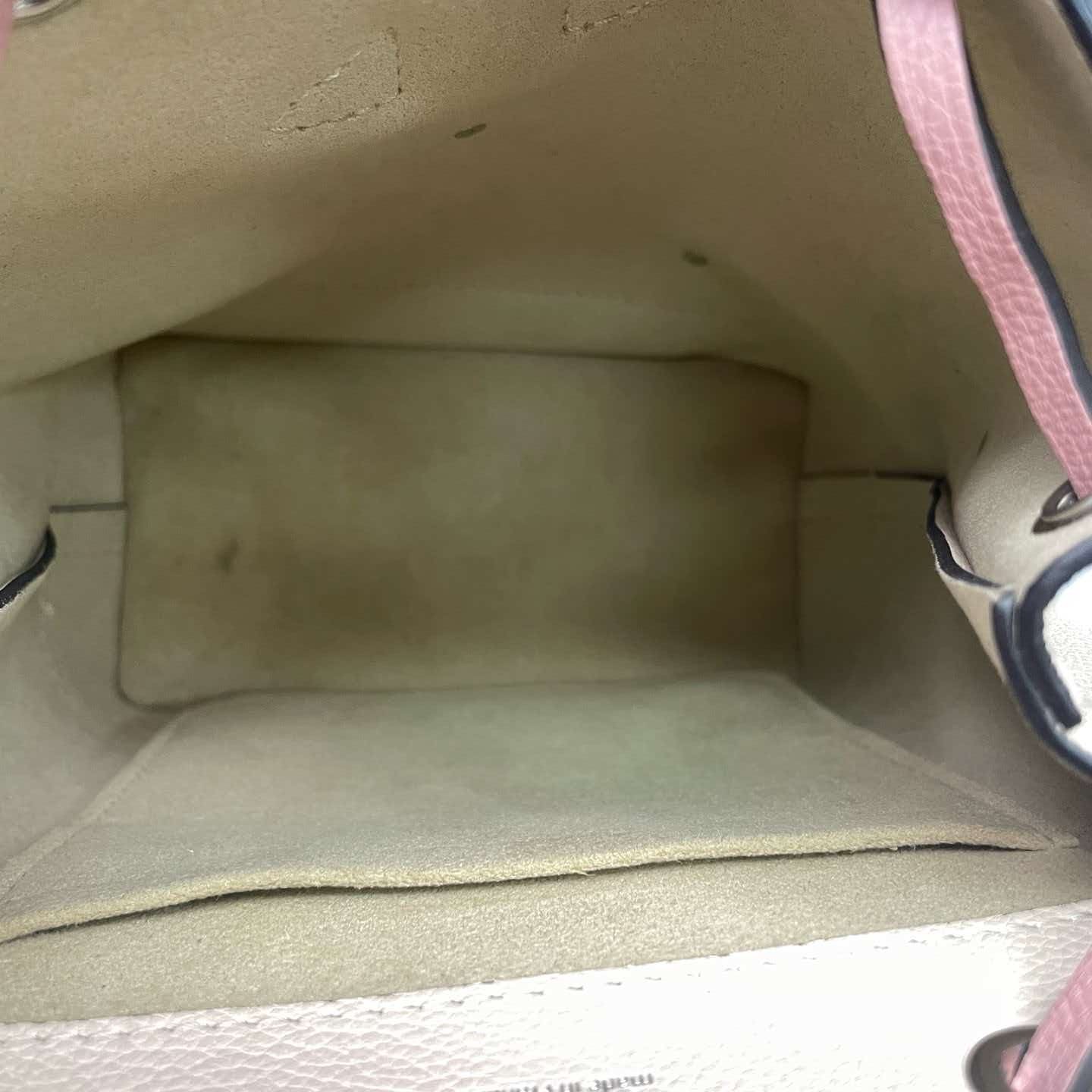 Louis Vuitton Lockme Mini Off-white Full Grain Calf Leather 2Way Backpack