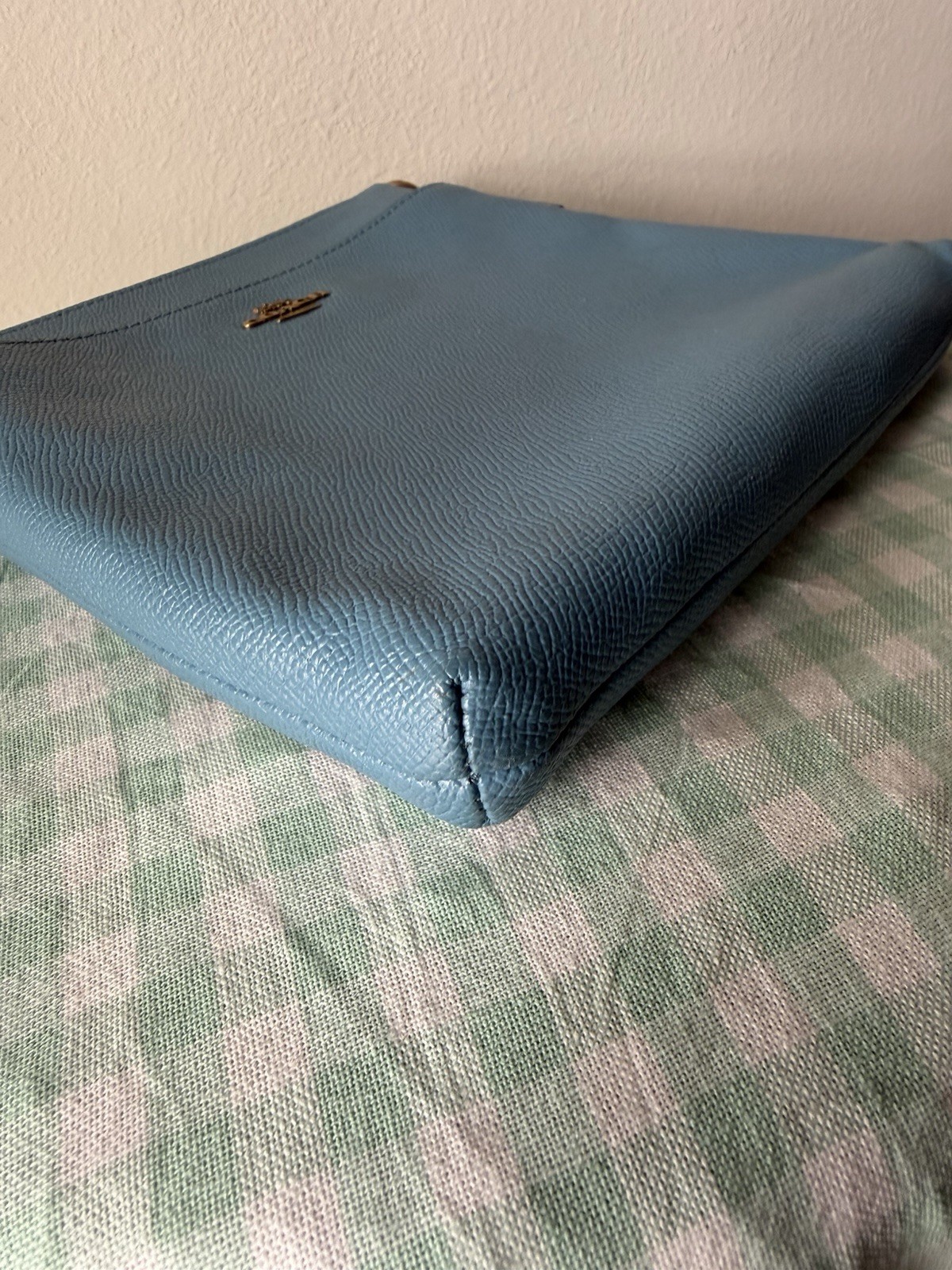 Coach Kitt Light Blue Messenger Crossbody Bag