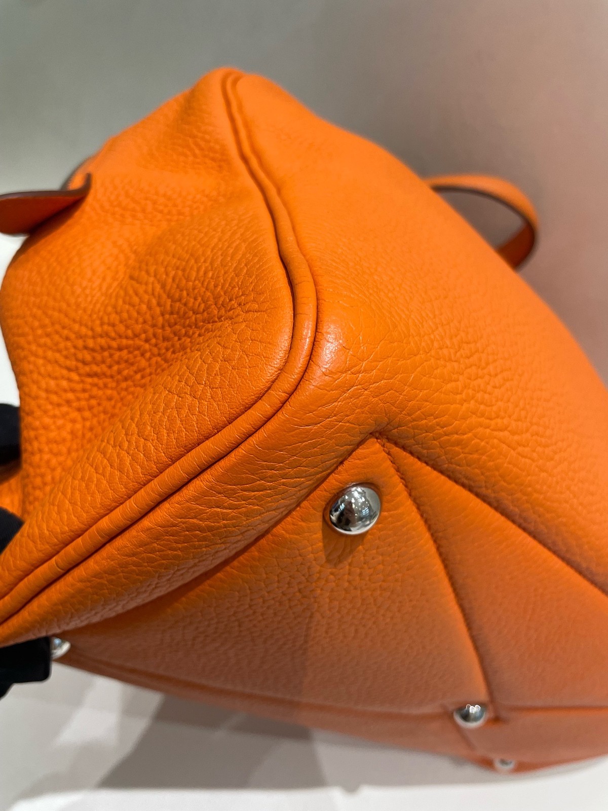 Hermes Pre-Owned Authentic Shoulder Bag Orange 35*20*16cm