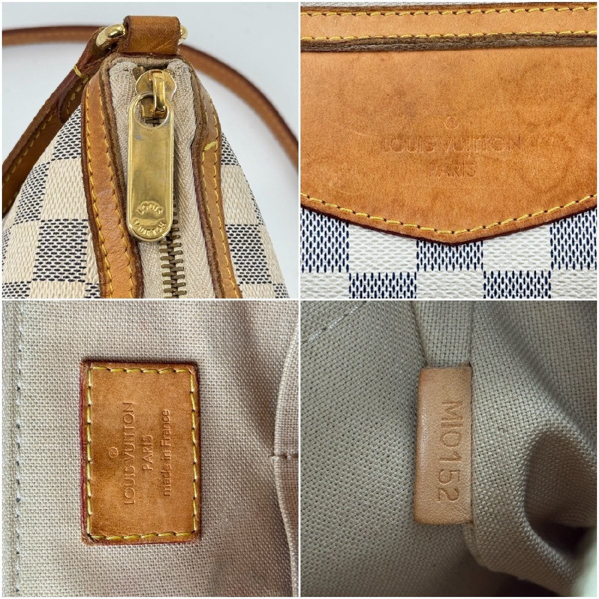 Louis Vuitton Syracuse PM Damier Azur Canvas Shoulder Bag N41113 429522