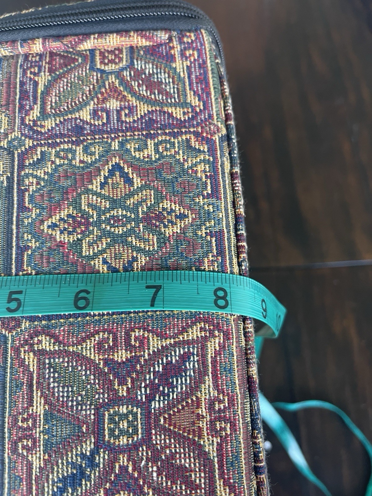 Tapestry Duffle Travel Hobby/crafting Bag Approx 20x8x9