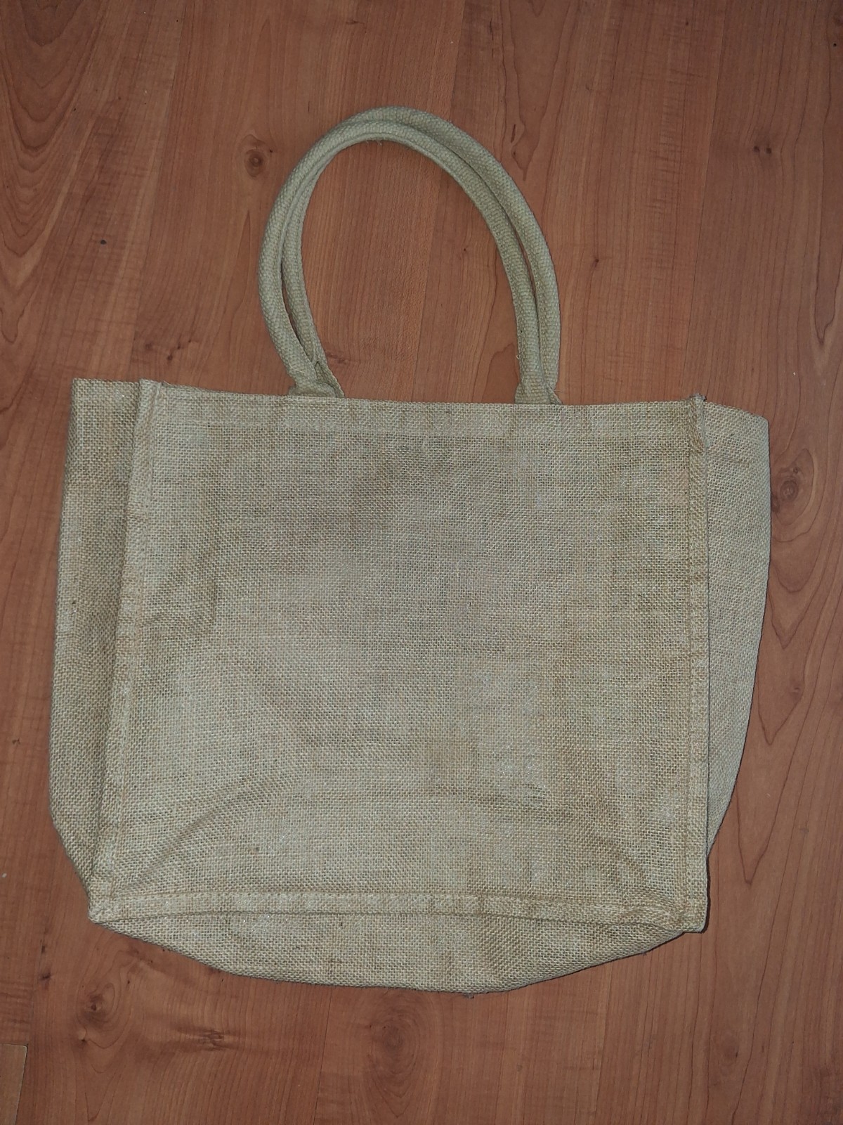 Chanel Beige KHAKI burlap Beach Sand Tote Purse Bag TBF vegan jute