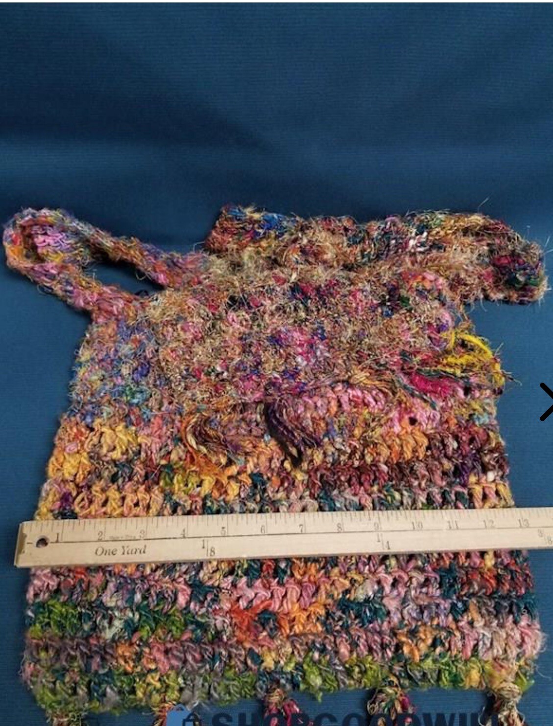 Far East Handicrafts 100% Silk Multicolor Scrap Woven Shoulder Bag – Bohemian