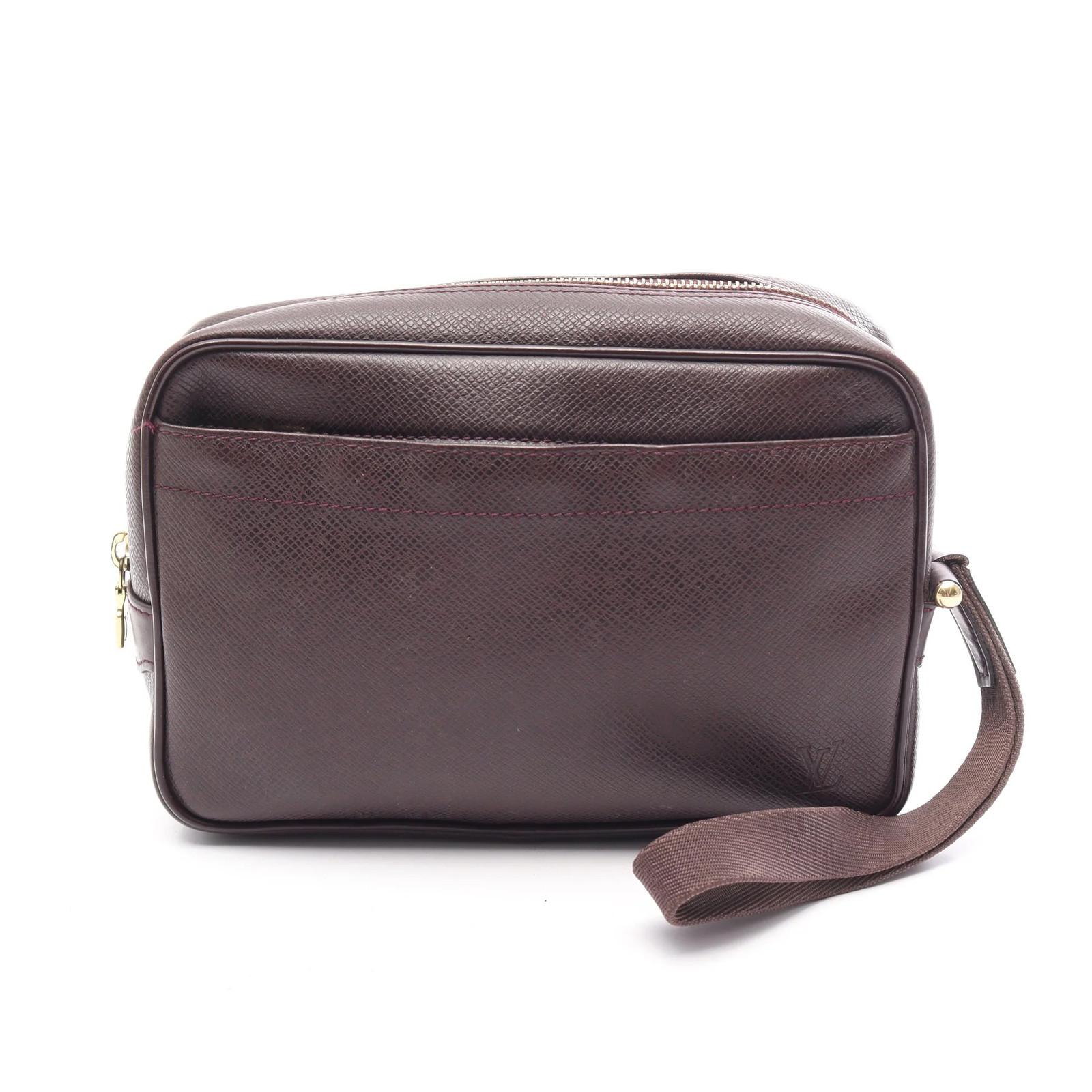 Louis Vuitton Clutch Bag Bordeaux Leather #RCB12761