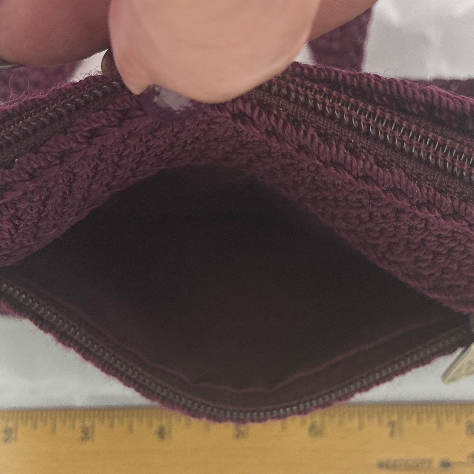 The Sak Burgundy Solid Shoulder Bag, Silver Hardware, Zip, Lined Pockets