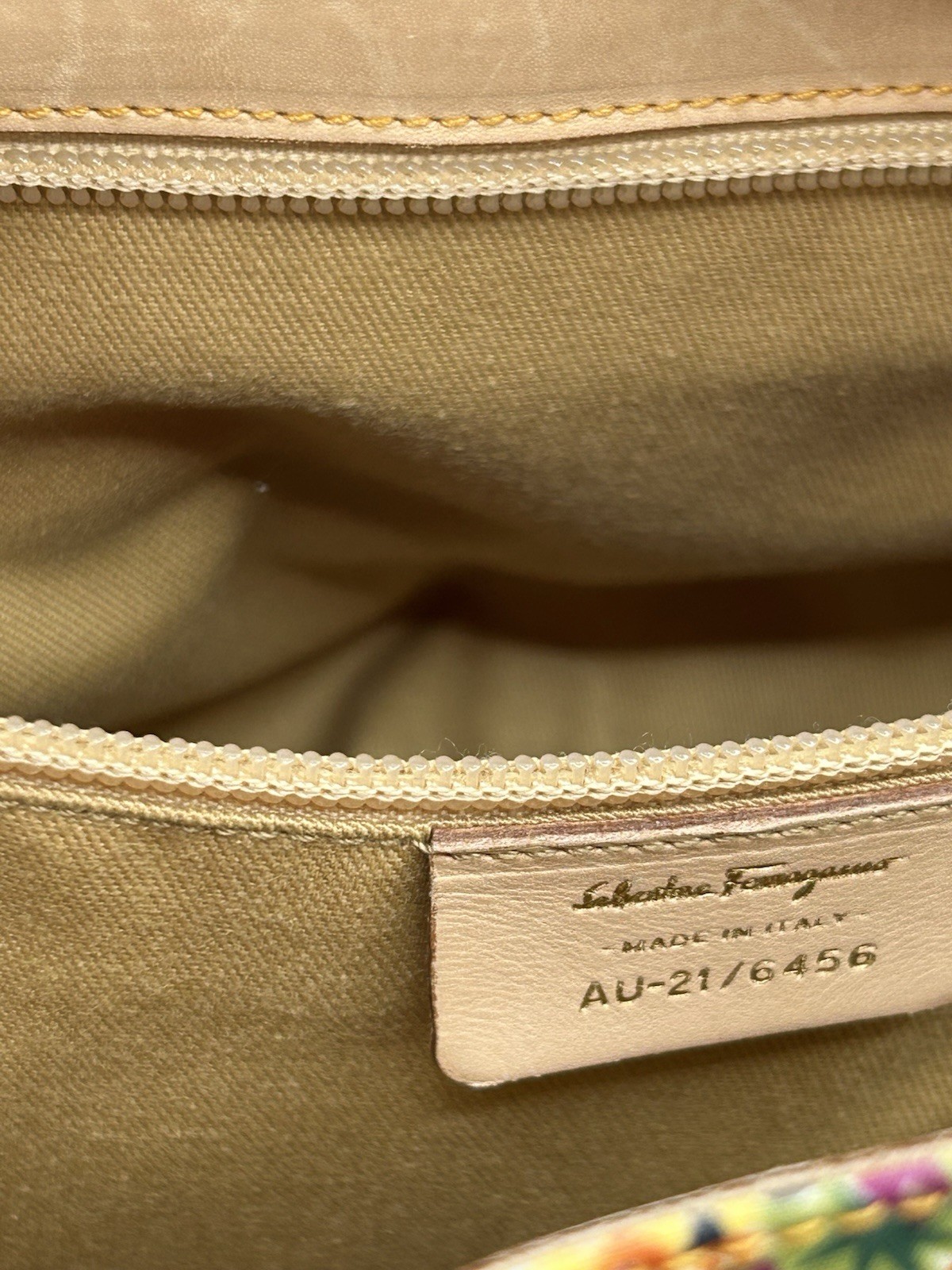 Salvatore Ferragamo Fiera Multicolor Floral Satchel