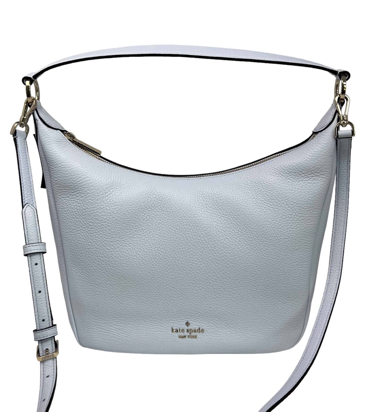 Kate Spade Leila Shoulder Bag Taro Milk Pebbled Leather KB694 $399