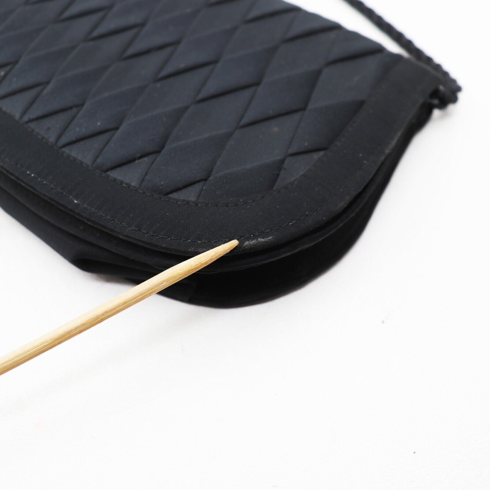 Argyle Weave Crossbody Handbag Women Small Black Evening Purse Shoulder Bag