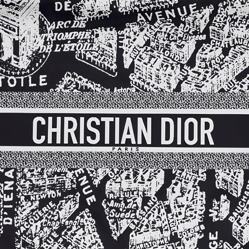 DIOR Dior DiorTravel City Motif Logo Technical fabric Clutch Women’s 8.4×10.8 in
