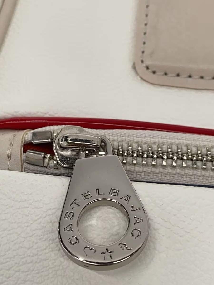 CASTELBAJAC Shoulder Bag Leather WHT