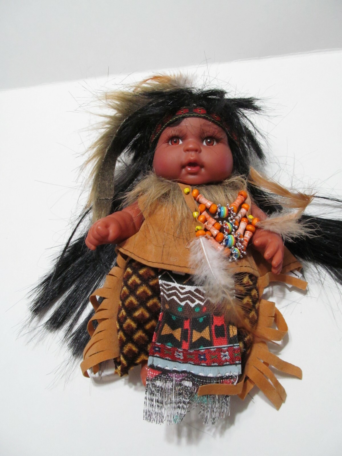 Kinnex Native American Indian 8 inch baby girl doll