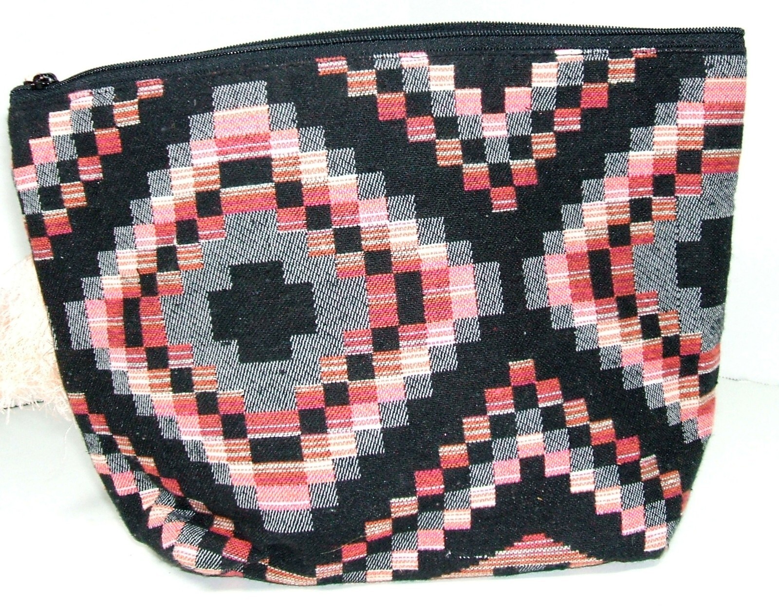 BIG BUDDHA Beaded Large Clutch Purse Bag with Mirrors and pearl and silver beads