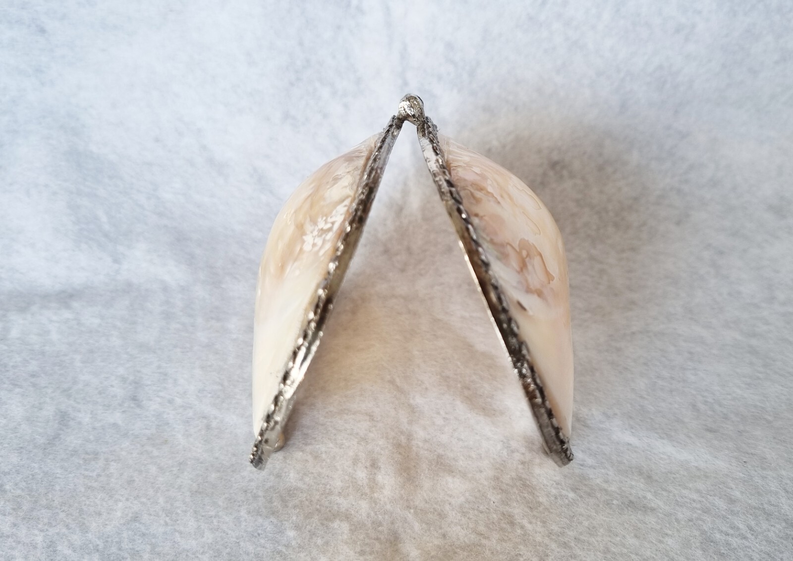 5″ Shell Mother Of Pearl Clutch Bag Purse Dinner Party White Small Lady Vtg Gift
