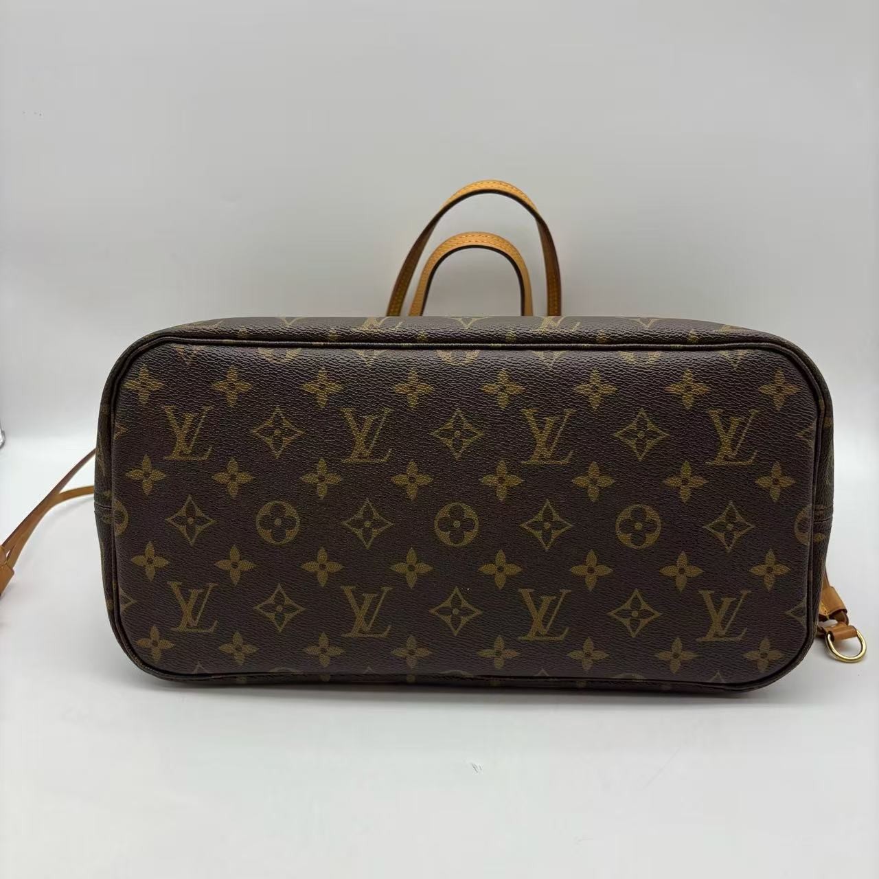 Louis Vuitton Neverfull Tote MM Brown Canvas Monogram auth