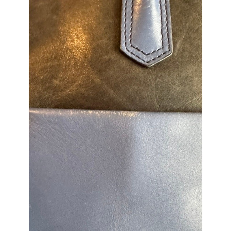 Reed Krakoff Atlantique Large Leather Blue Tote *Authentic