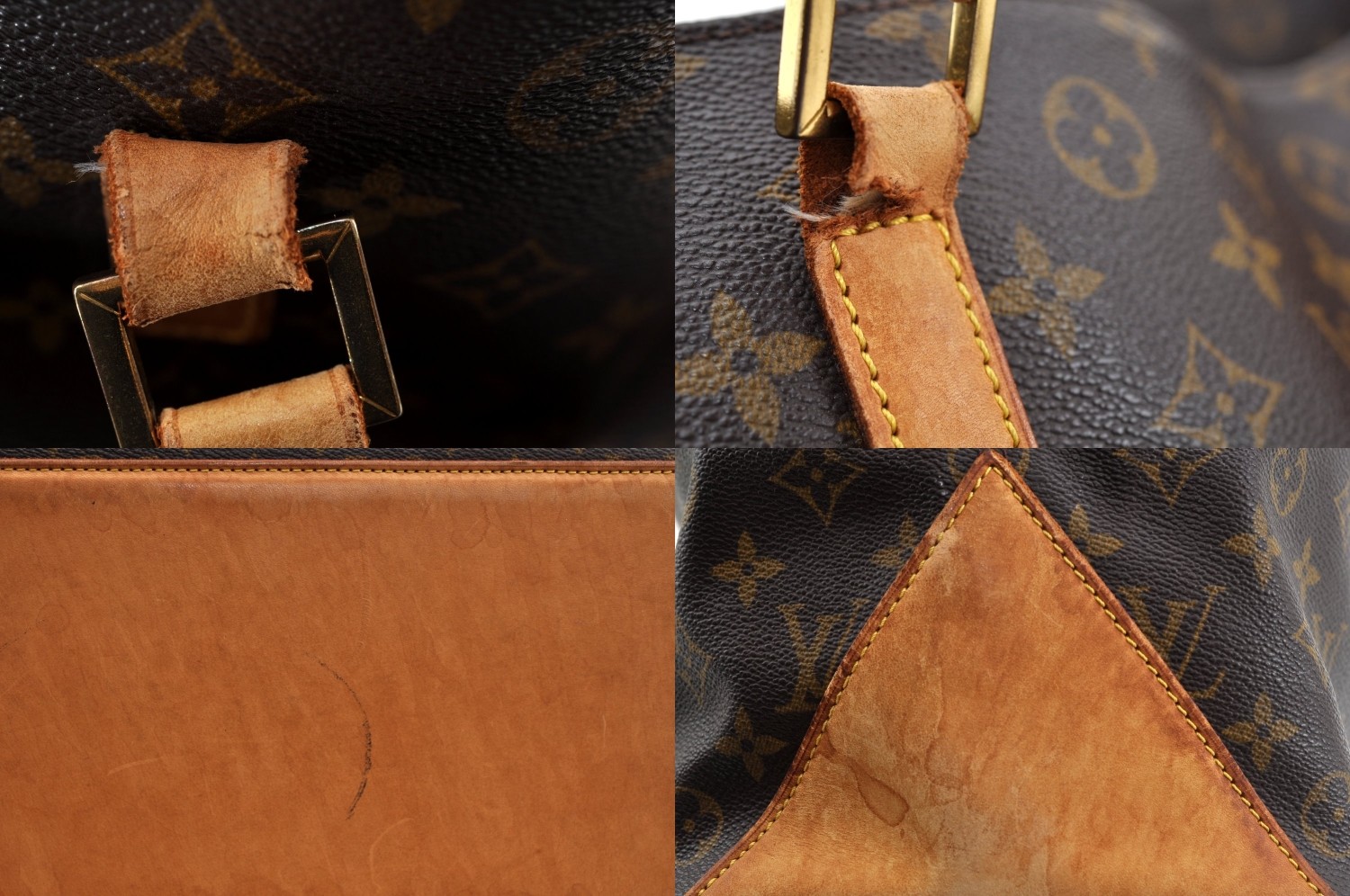 Authentic Louis Vuitton Monogram Cabas Alto Shoulder Tote Bag M51152 LV AB965