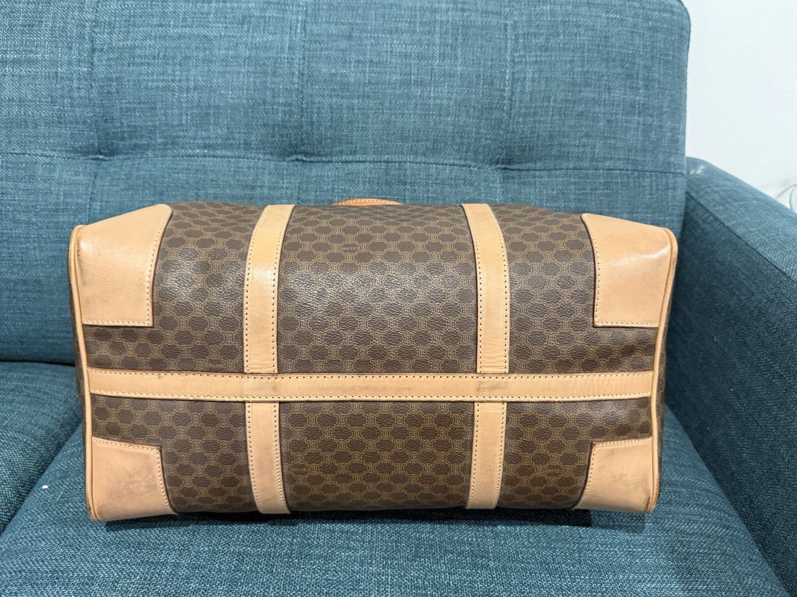 Vintage Celine Macadam M13 Large Travel Duffle – Authentic Italian Luxury