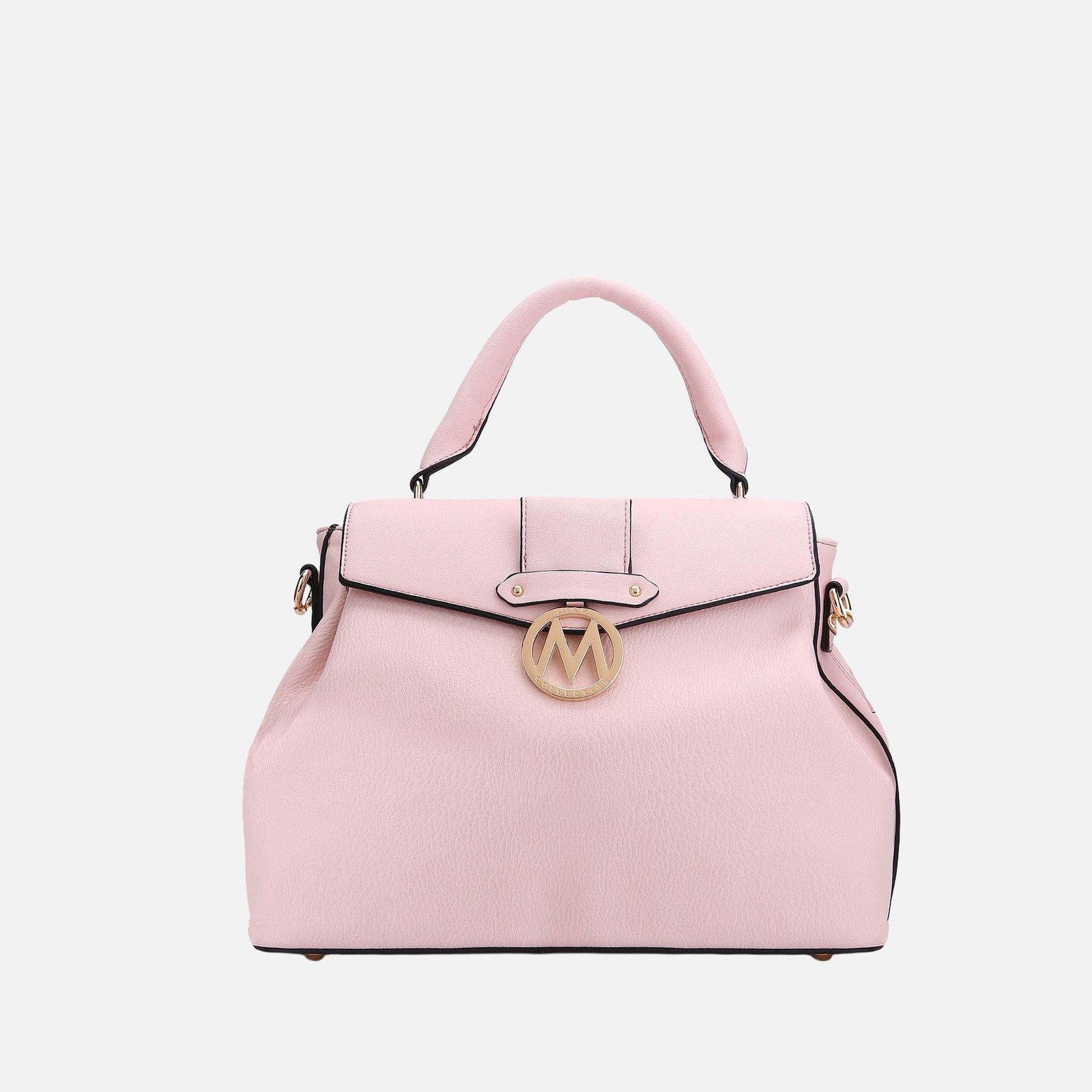 Petite-Fit Structured Satchel | Pebbled Vegan Leather – Easy-Access Crossbody