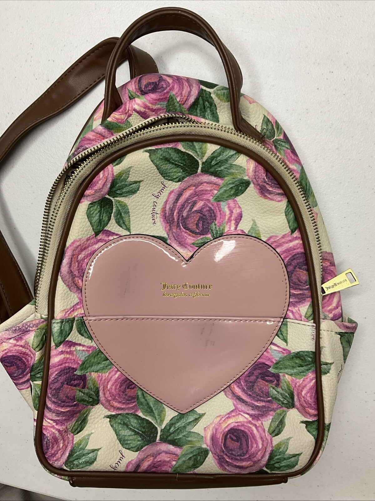 Juicy Couture Whole Lotta Love Backpack Moody Garden Cream