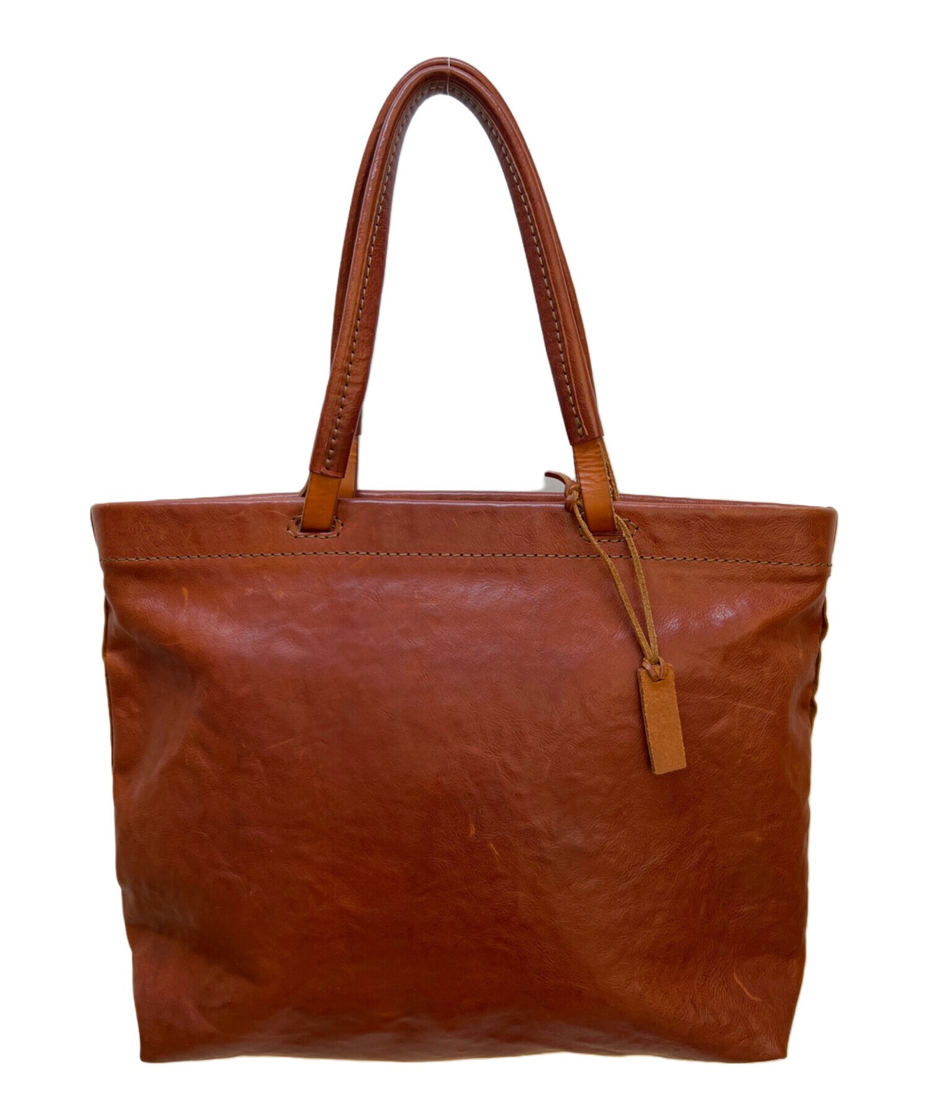 Organ Leather Tote Bag Brown #TFB13773