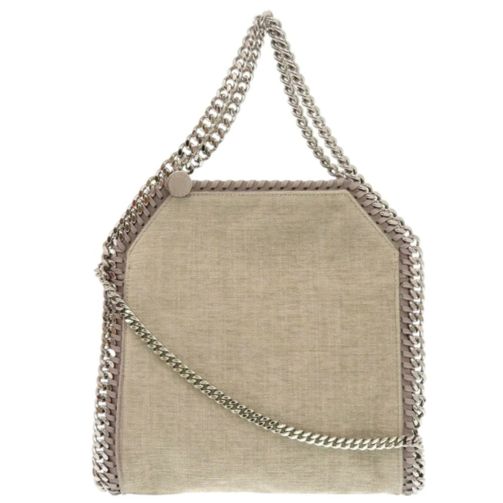 Stella McCartney Falabella Mini 371223 WP0089 Polyester / Cotton Beige #LTB1350
