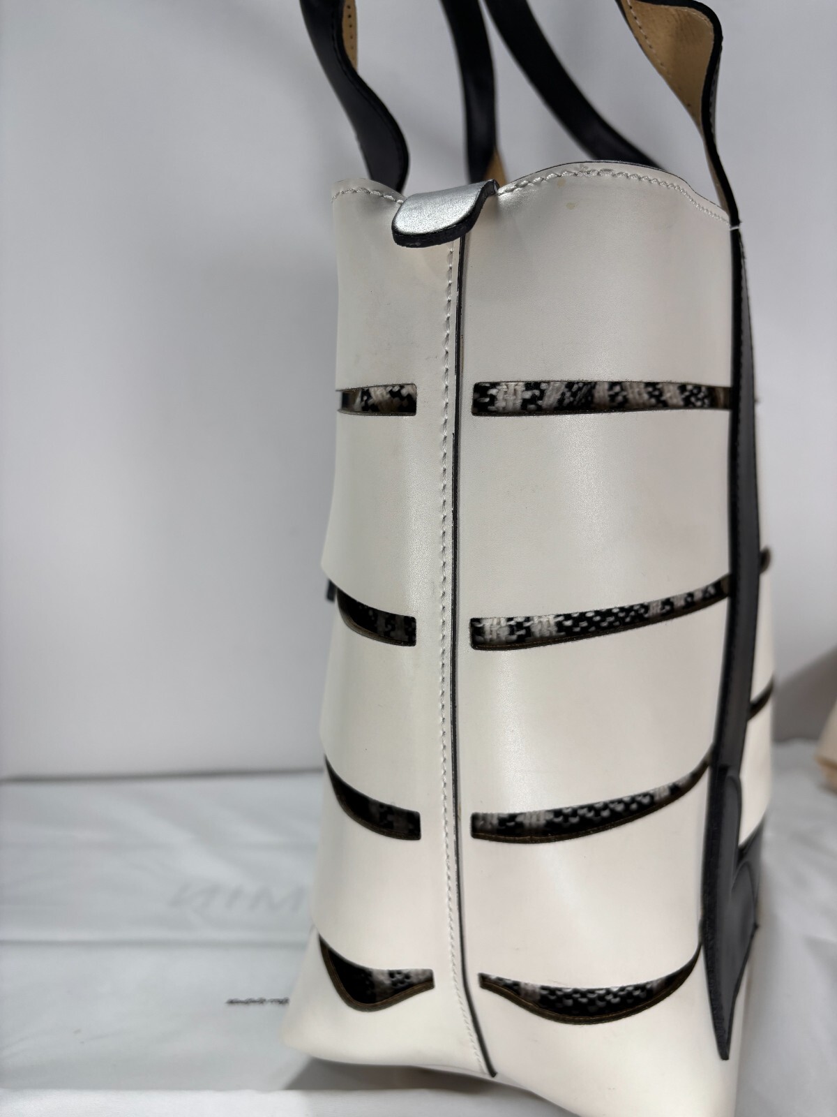 ABELLUCCI MILAN ITALY-NWT $ 475.00 BLACK& WHITE Makes Statement For Any Occasion