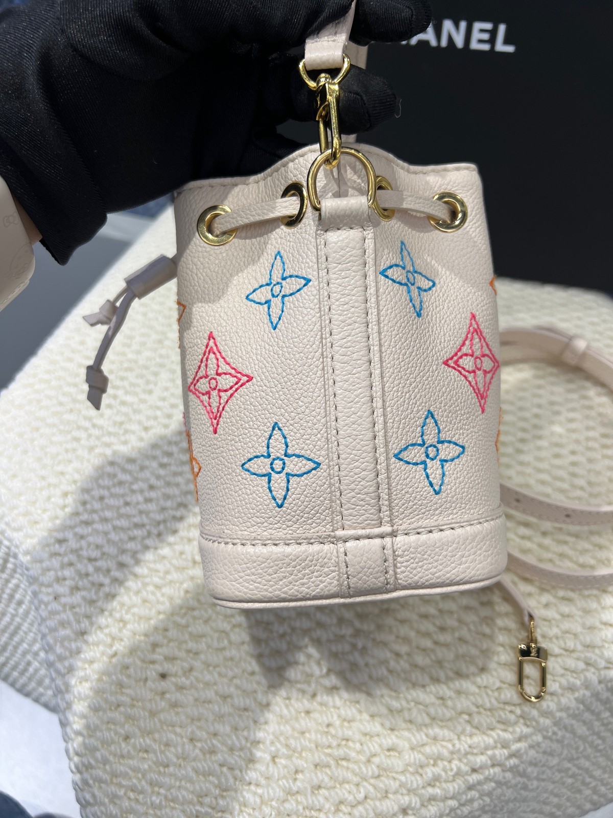 Louis Vuitton Nano Noé Bucket Bag Monogram Colorful Shoulder Bag [Duties Paid]