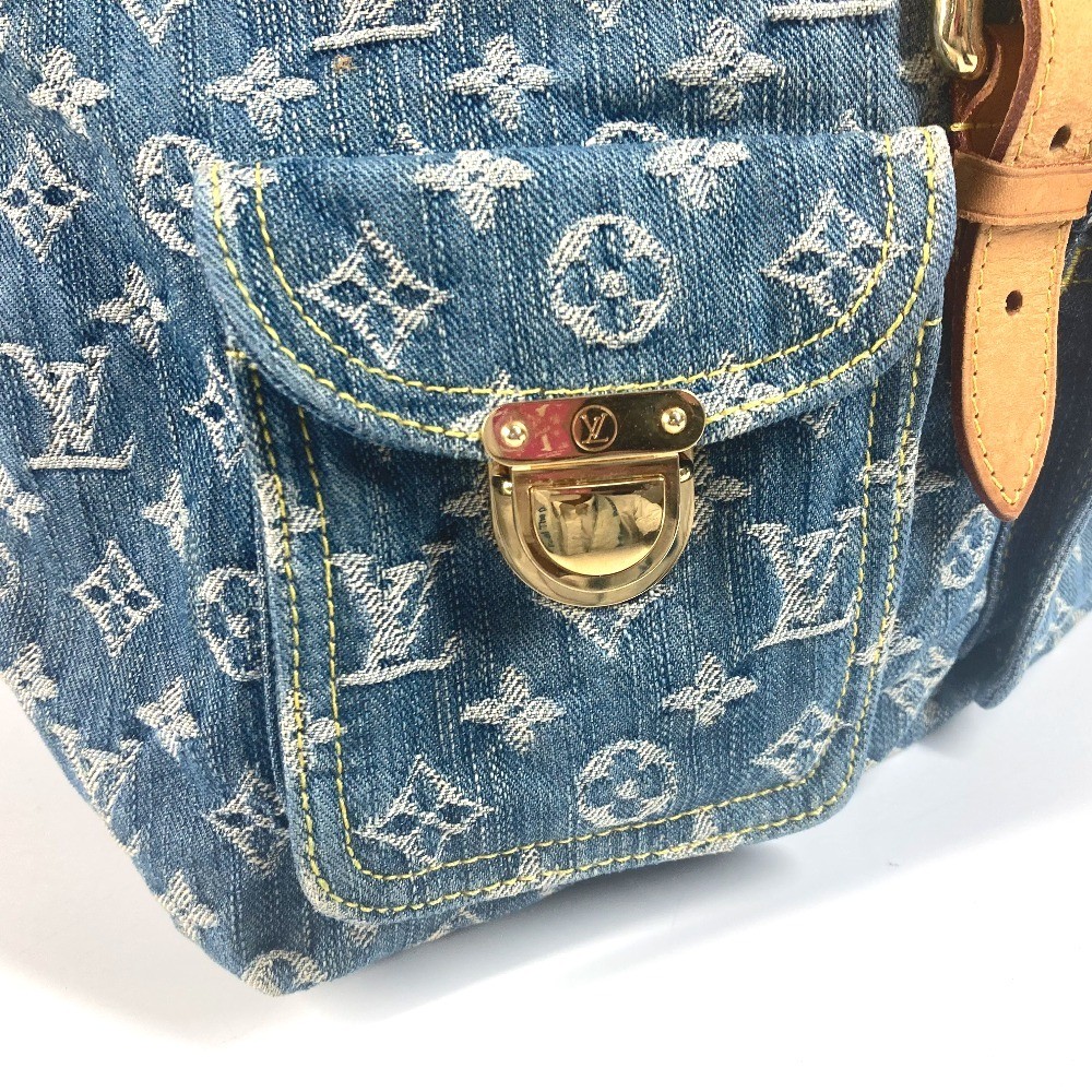 LOUIS VUITTON M95056 MonogramDenim Sac Ad GM backpack bag