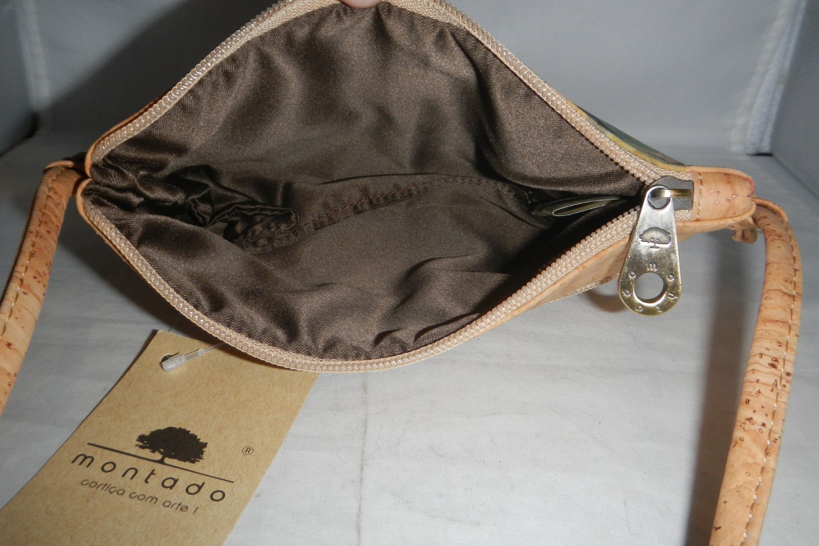 Montado Portugal Ladies Womens Natural Cork Purse Crossbody Shoulder Bag