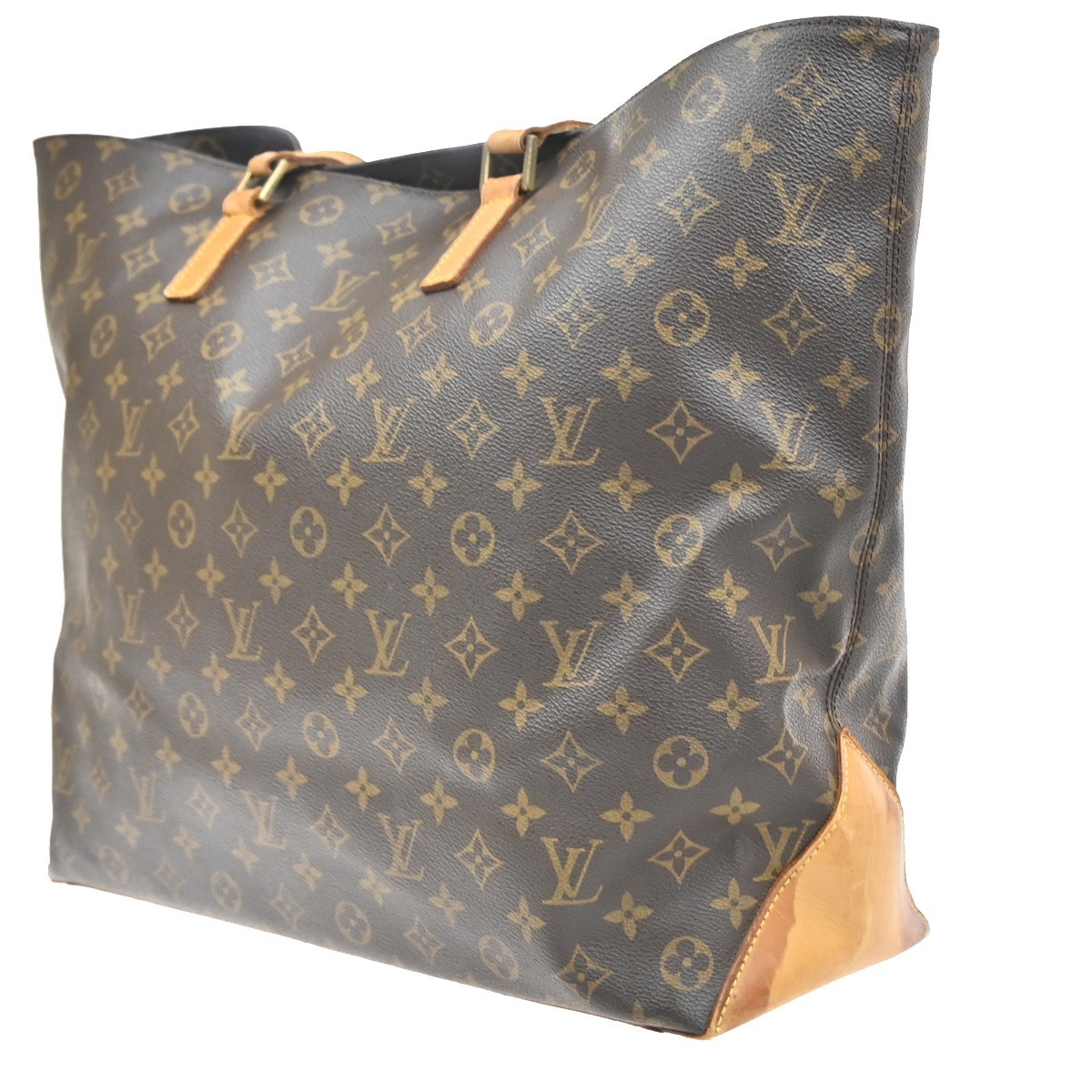 LOUIS VUITTON Cabas Alto Shoulder Bag Monogram Leather Brown M51152 70YJ153