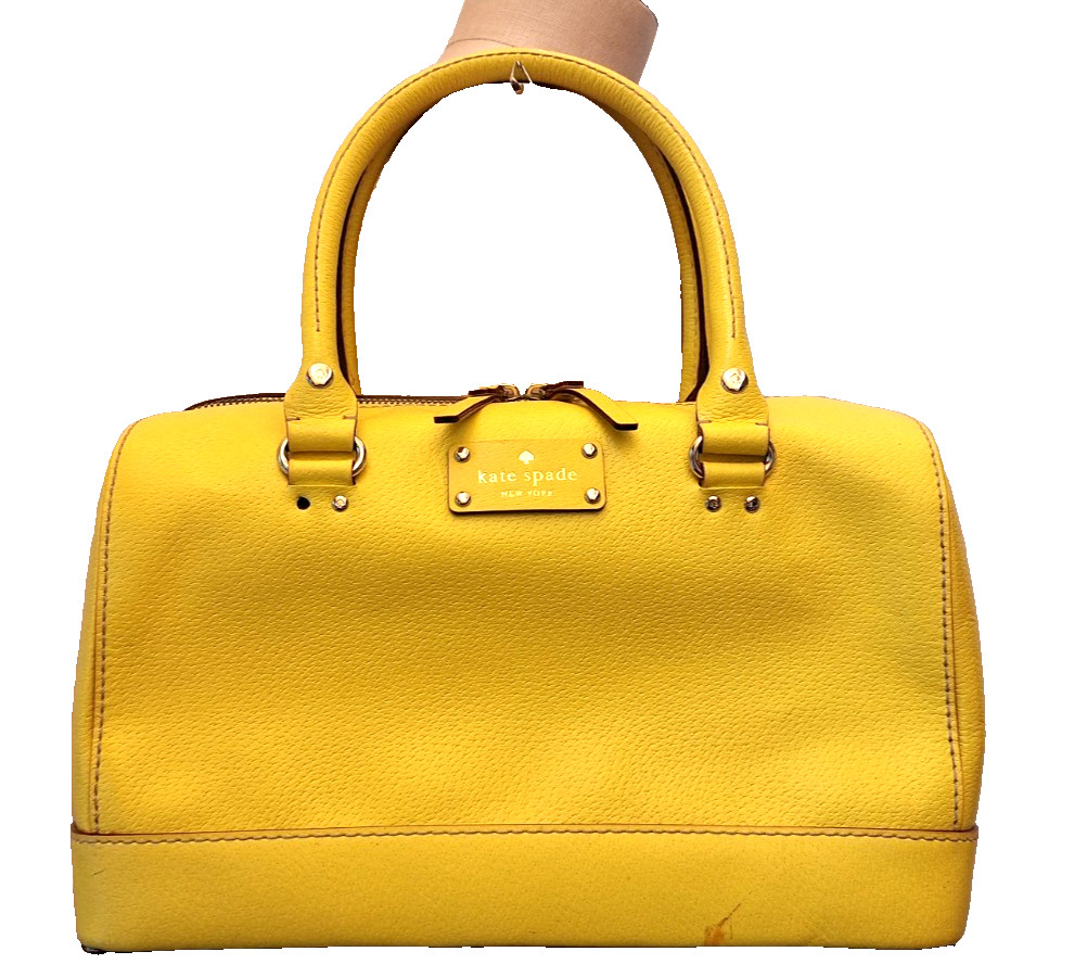 Kate Spade Sunshine Yellow Satchel Shoulder Top Handle Doctor Style Handbag