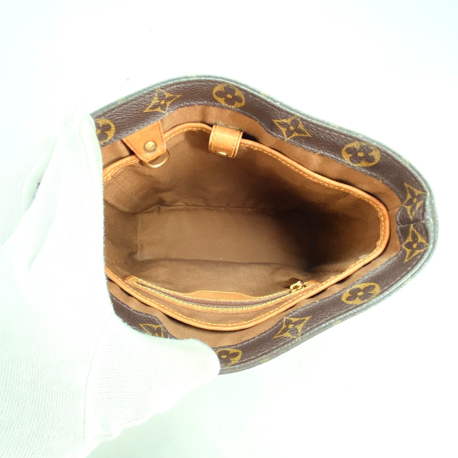 Louis Vuitton Monogram Vavin PM Handbag, Brown PVC M51172#GG545-415