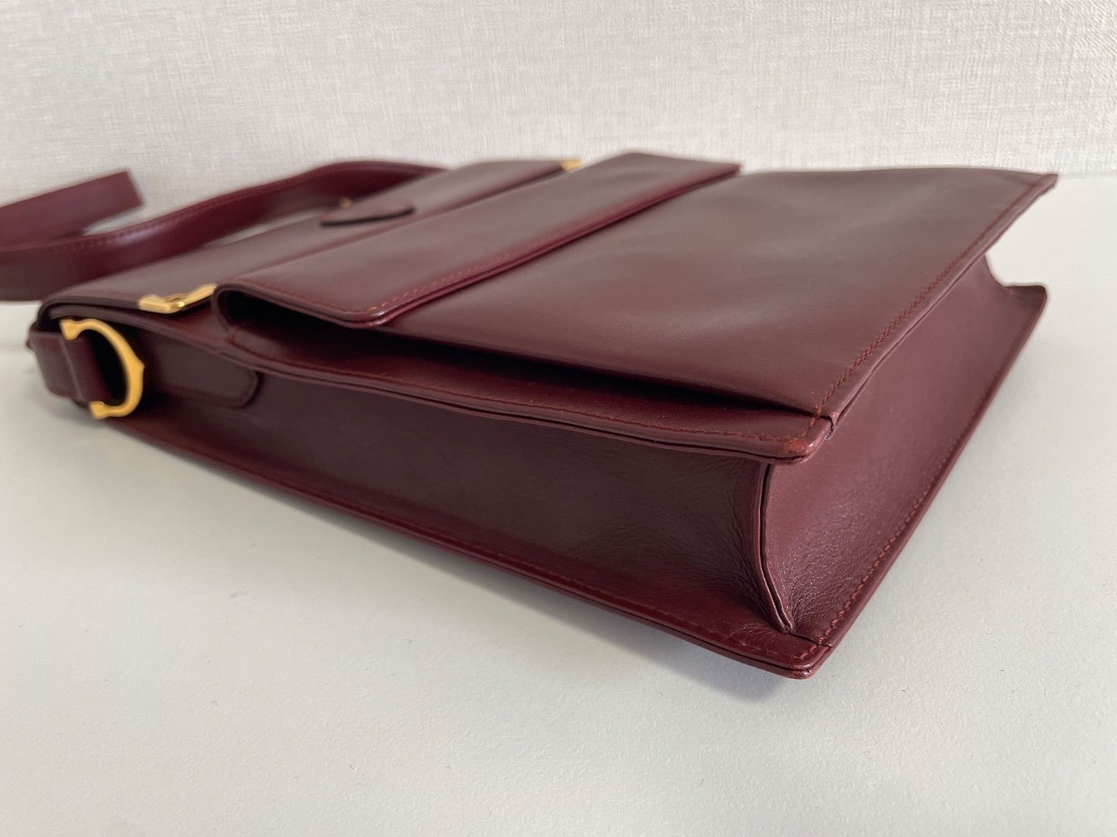 Cartier Shoulder Bag Must De Leather Vintage Authentic Deadstock Not Used