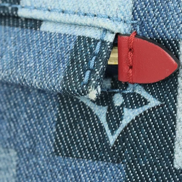 Louis Vuitton Palm Springs Mini Backpack M45043 Monogram Monogram Denim patchwor