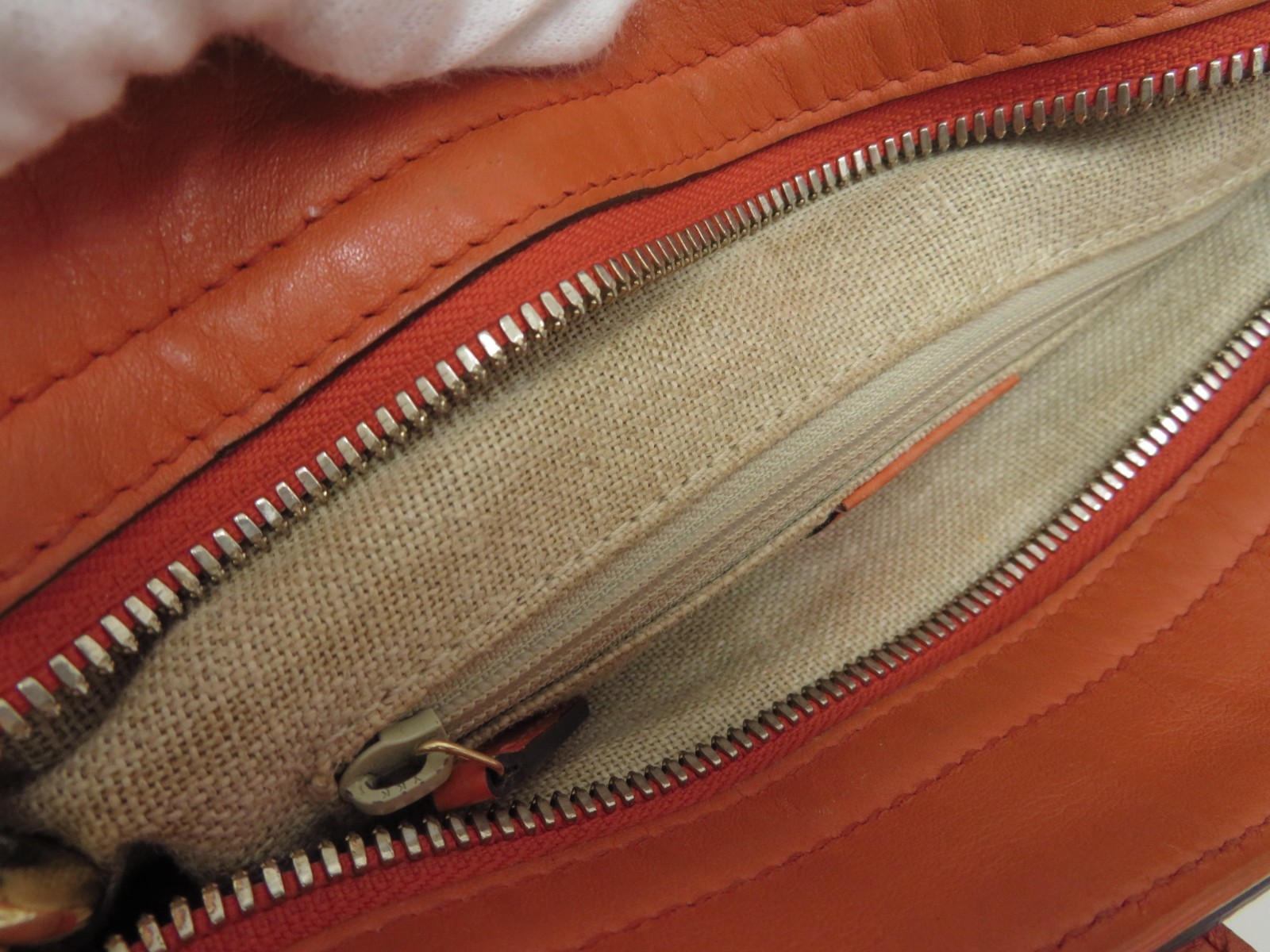 Authentic Gucci Micro GG Leather 2Way Hand Bag Shoulder Bag I#46381
