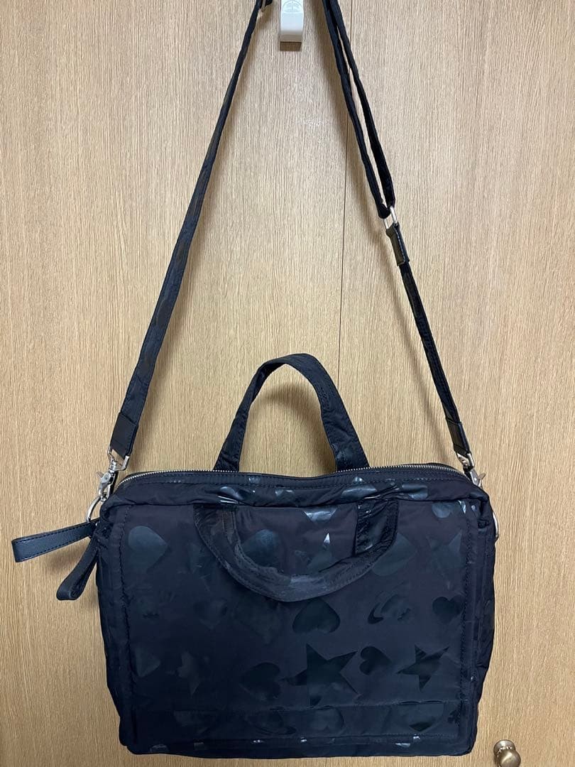 Vivienne Westwood Square Shoulder Bag Business Bag Patterned 29x37x11cm #FH ZCA