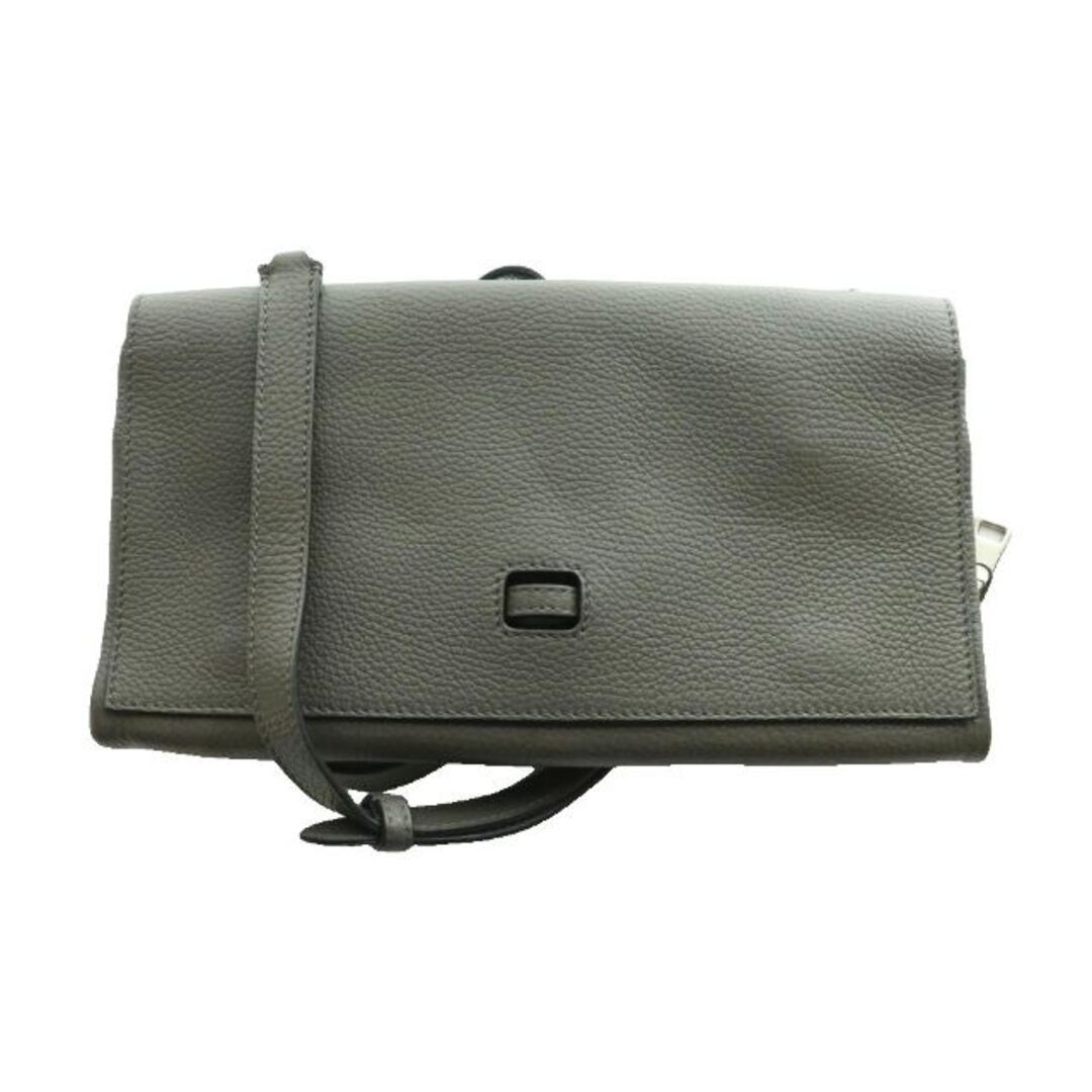 Cavalleresco Leather 2 Way Bag Shoulder Grey SS Used 3eac077ccd7fa2a44abbf62a324