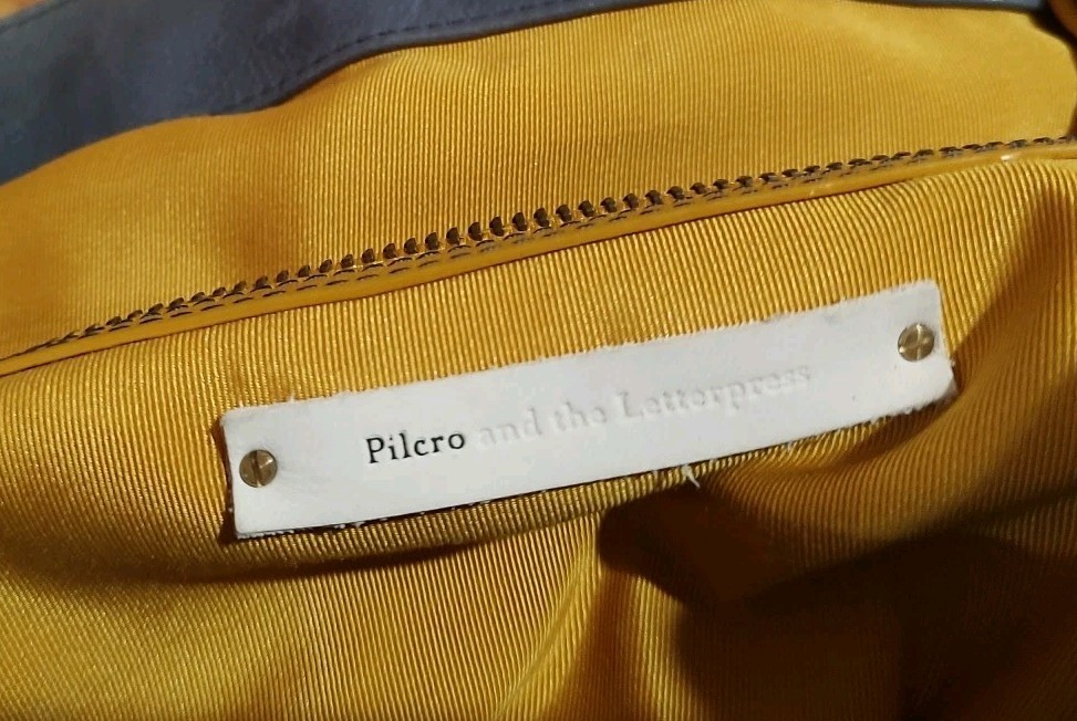 Pilcro And The Letterpress Large Gray Leather Tote From Anthropology